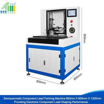 Máquina semiautomática de moldeo de plomo de componentes 800 mm X 600 mm X 1200 mm que proporciona un rendimiento de moldeo de plomo de componentes electrónicos