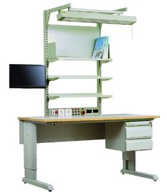 Función multi de la asamblea electrónica de la altura del escritorio estático anti ajustable del banco de trabajo